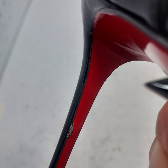 CHRISTIAN LOUBOUTIN Lock Patent Ankle Strap Pump - Picture 8 of 11